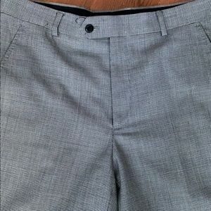 Men’s checkered small print pants